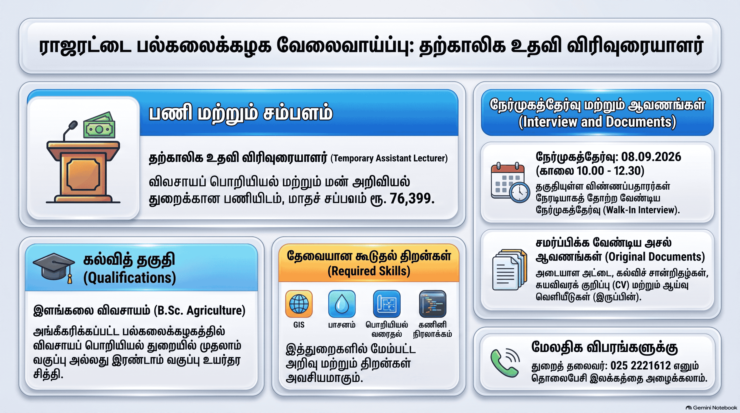 SEO Title: Rajarata University Temporary Assistant Lecturer Vacancy 2026 | ரஜரட்ட பல்கலைக்கழகம்